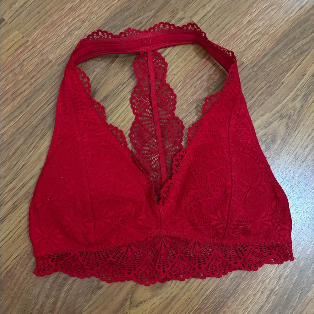 Gilly Hicks Red Lace Bralette